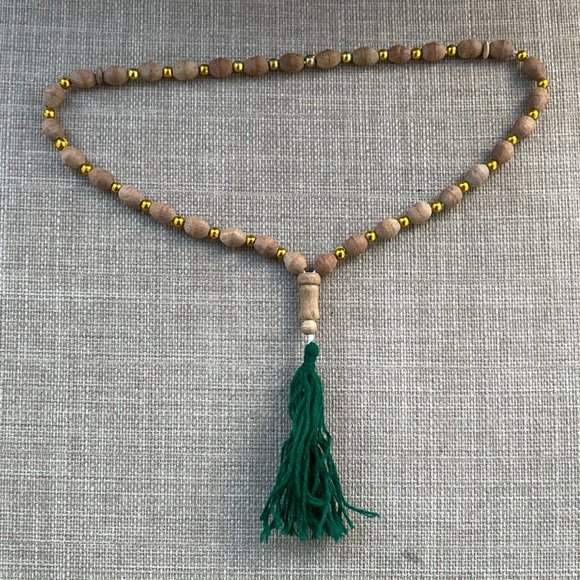 Handmade Religious Prayer Tasbeeh Brown Real wood Beads Pray Beads Lot of 2 - Picture 5 of 10